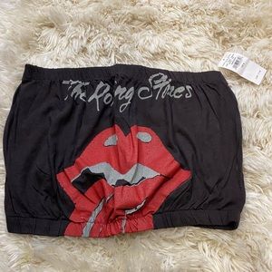 Rolling Stones x American eagle tube top